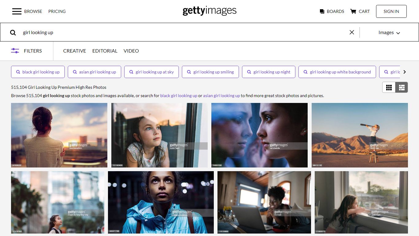 Girl Looking Up Photos and Premium High Res Pictures - Getty Images